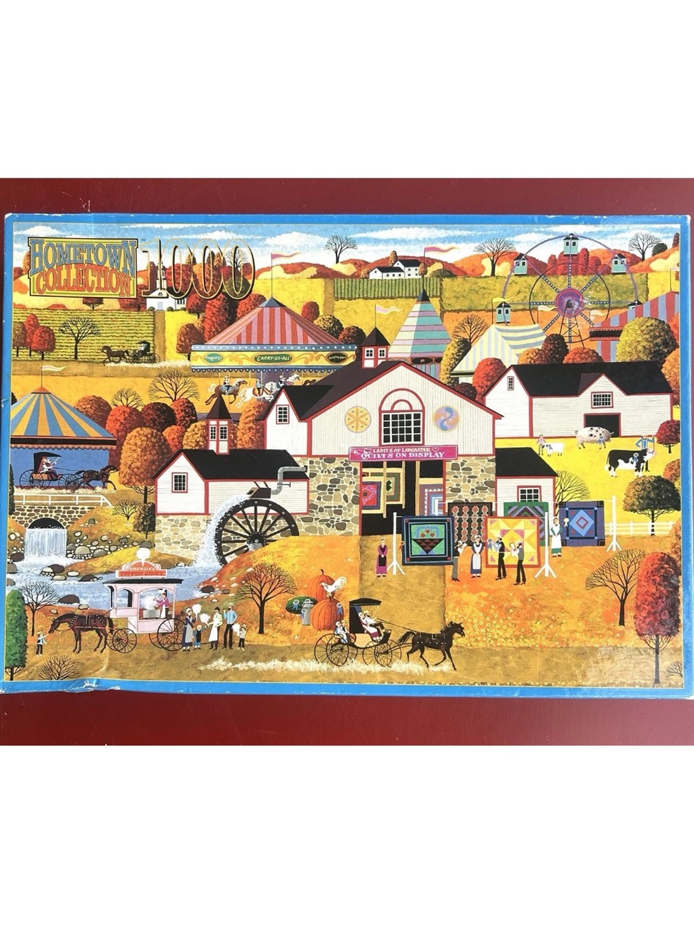 VTG 1999 Hometown Collection Ladies of Lancaster-Country Fair Theme 1000pc